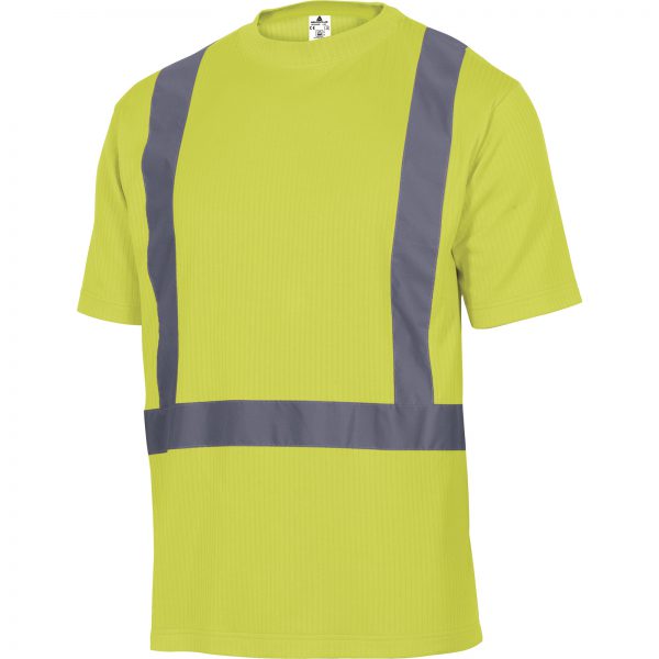 T-SHIRT OSTRZEGAWCZE Z POLIESTRU/BAWEŁNY