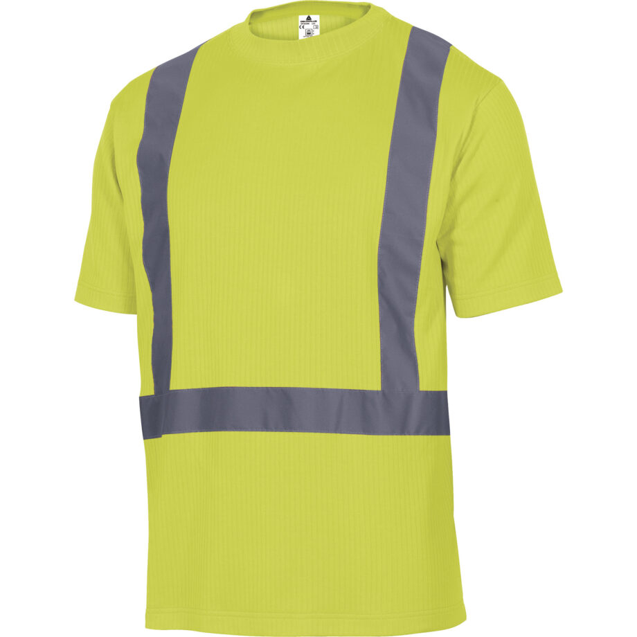 T-SHIRT OSTRZEGAWCZE Z POLIESTRU/BAWEŁNY
