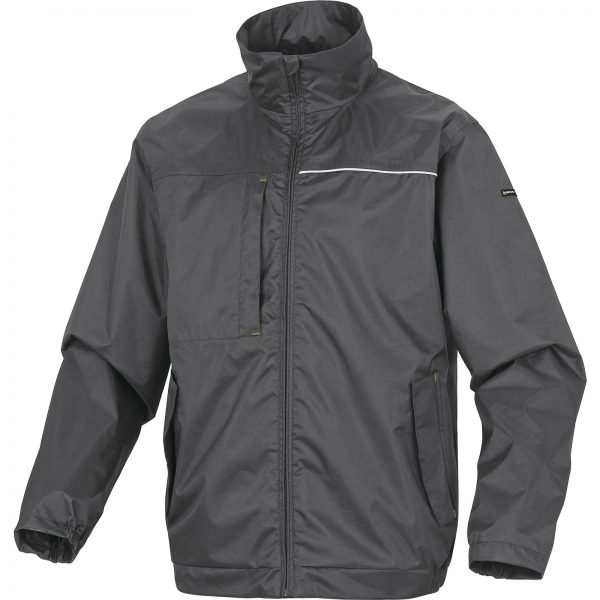 LEKKA BLUZA Z POLIESTRU POWLEKANEGO PVC