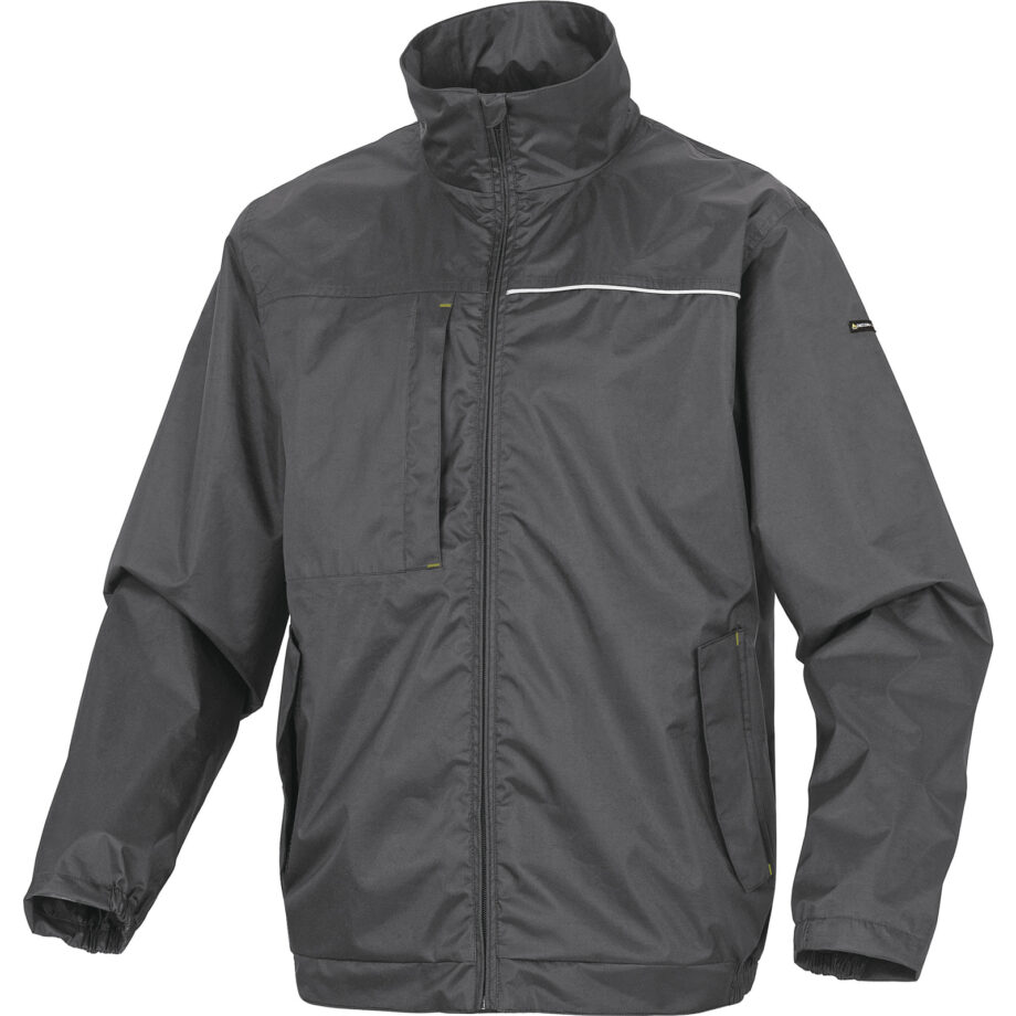 LEKKA BLUZA Z POLIESTRU POWLEKANEGO PVC