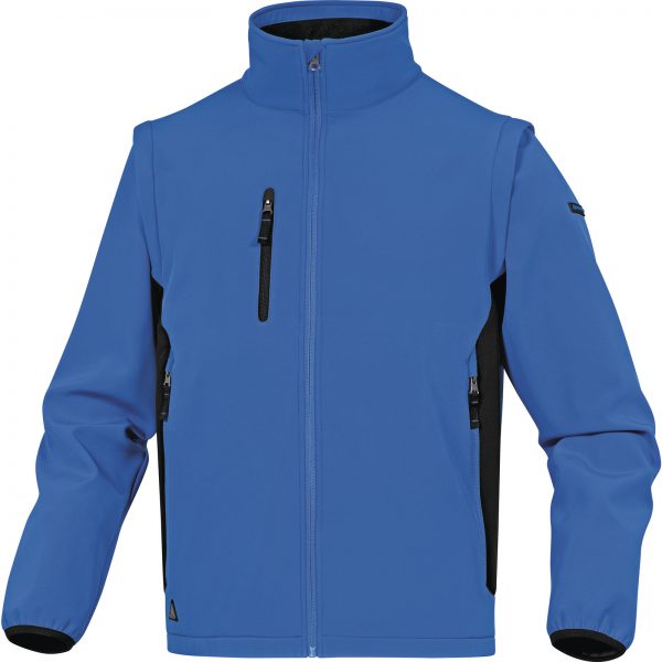 KURTKA SOFTSHELL 96% POLIESTER 4% ELASTAN. ODPINANE RĘKAWY