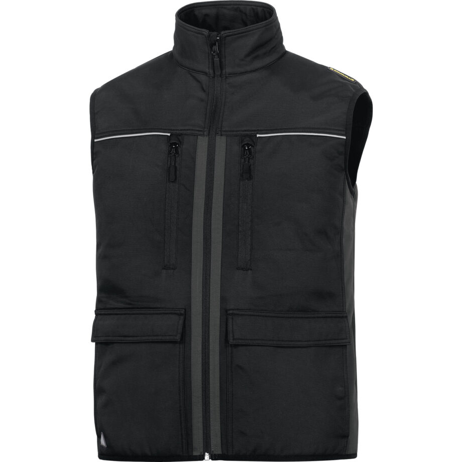 KAMIZELKA Z SOFTSHELL POLIAMIDU/POLIESTRU