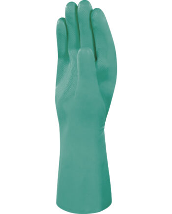 RĘKAWICA Z NITRYLU FLOKOWANA BAWEŁNĄ - 33 CM