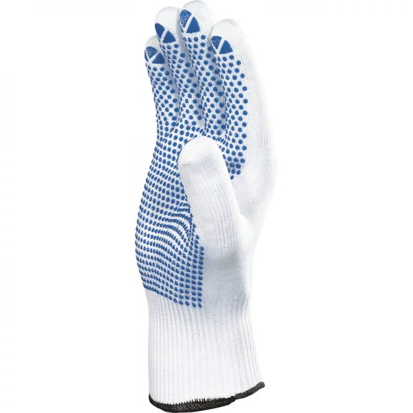 RĘKAWICA DZIANA Z POLIAMIDU 100% - KROPKI PVC NA 1 STRONIE - ŚCIEG 13