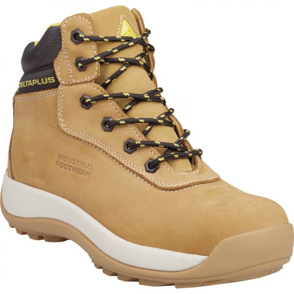 WYSOKIE BUTY ZE SKÓRY NUBUK - S3 HRO SRC