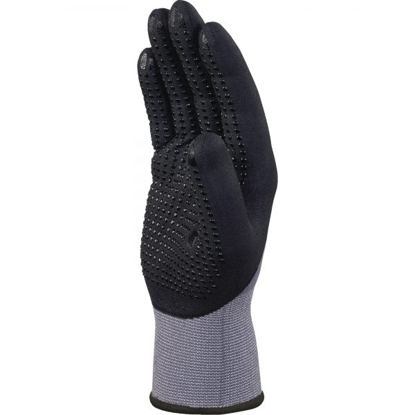 RĘKAWICA DZIANA 100% POLIAMID SPANDEX¨ -  WNĘTRZE DŁONI POWLECZONE NITRYLEM/PU - ŚCIEG 15
