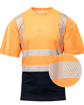 T-SHIRT SIATKA TRANSFER BF-017-O POMARAŃCZ